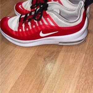 Nike Red and White Athletic Shoes